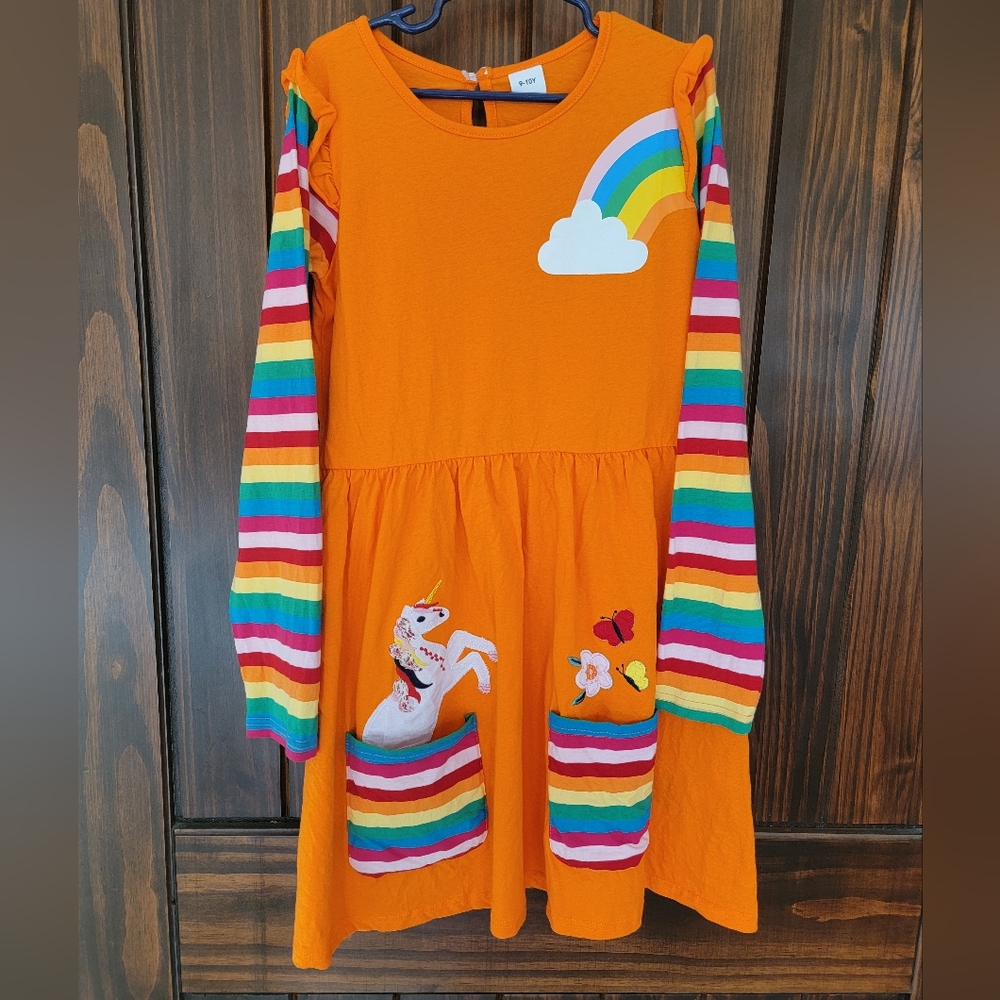 Colorful Rainbow Unicorn Dress
